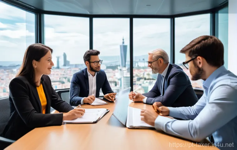 세무사 세법 개정사항 반영법 - **Prompt: Navigating Tax Reform with Expert Guidance**
    "A diverse group of professionals with a ...