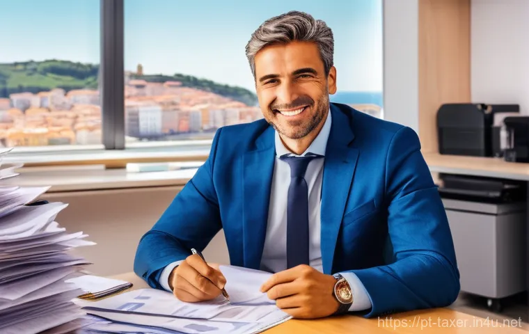 세무사 실패 사례 분석 - **Prompt 1: The Tale of Two Consultants in Portugal**
    A split image featuring a stark contrast. ...