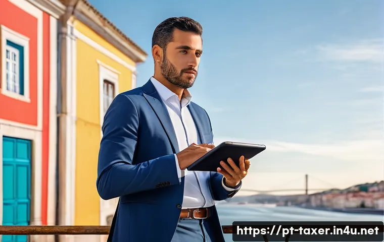 세무사와 사업자 세무 교육 - **Prompt 1: Navigating the Portuguese Fiscal Labyrinth**
    "A young, determined Portuguese entrepr...