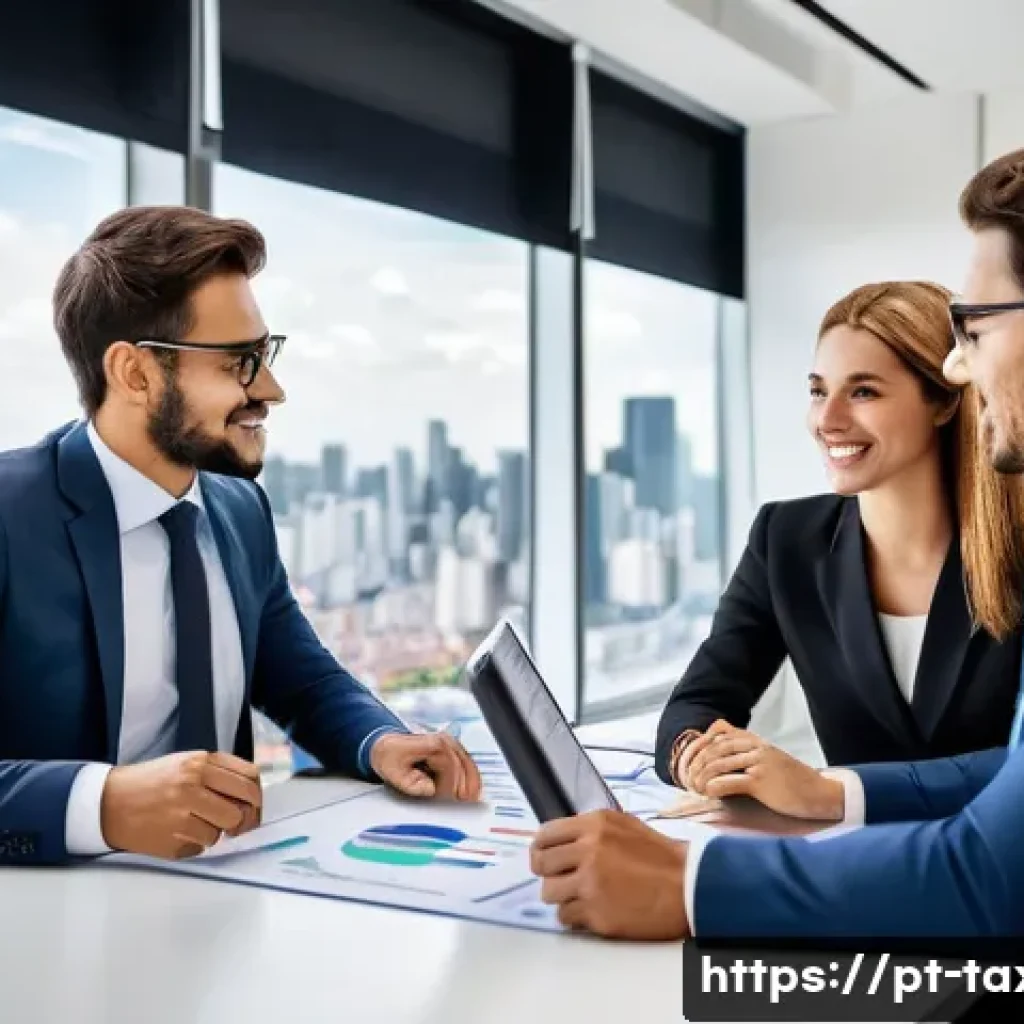 세무사와 세법 교육 프로그램 - **Prompt 1: The Strategic Fiscal Partner**
    "A diverse group of Brazilian business professionals,...