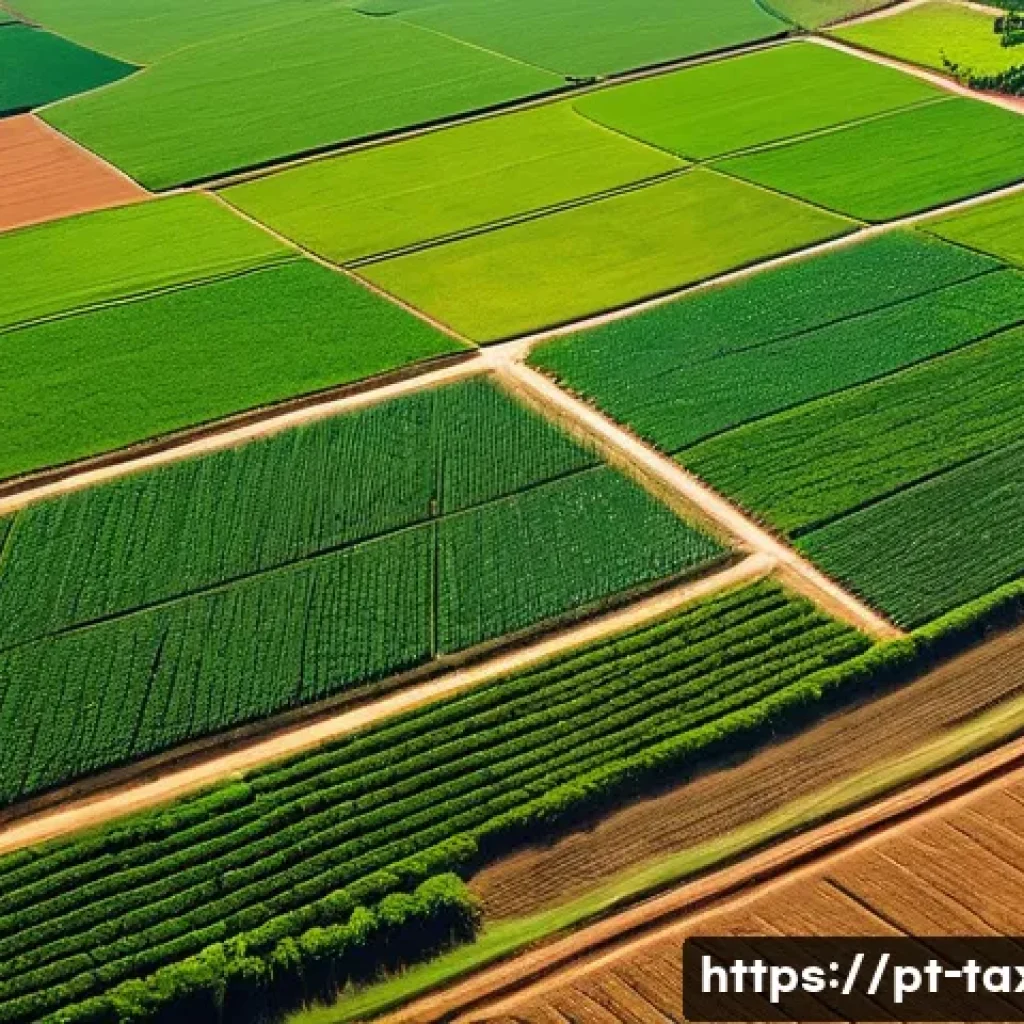 세무사와 농지 세금 신고 - A detailed aerial view of a large rural property in Brazil during the dry season, showcasing diverse...